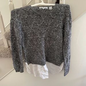 Black and white cute sweater